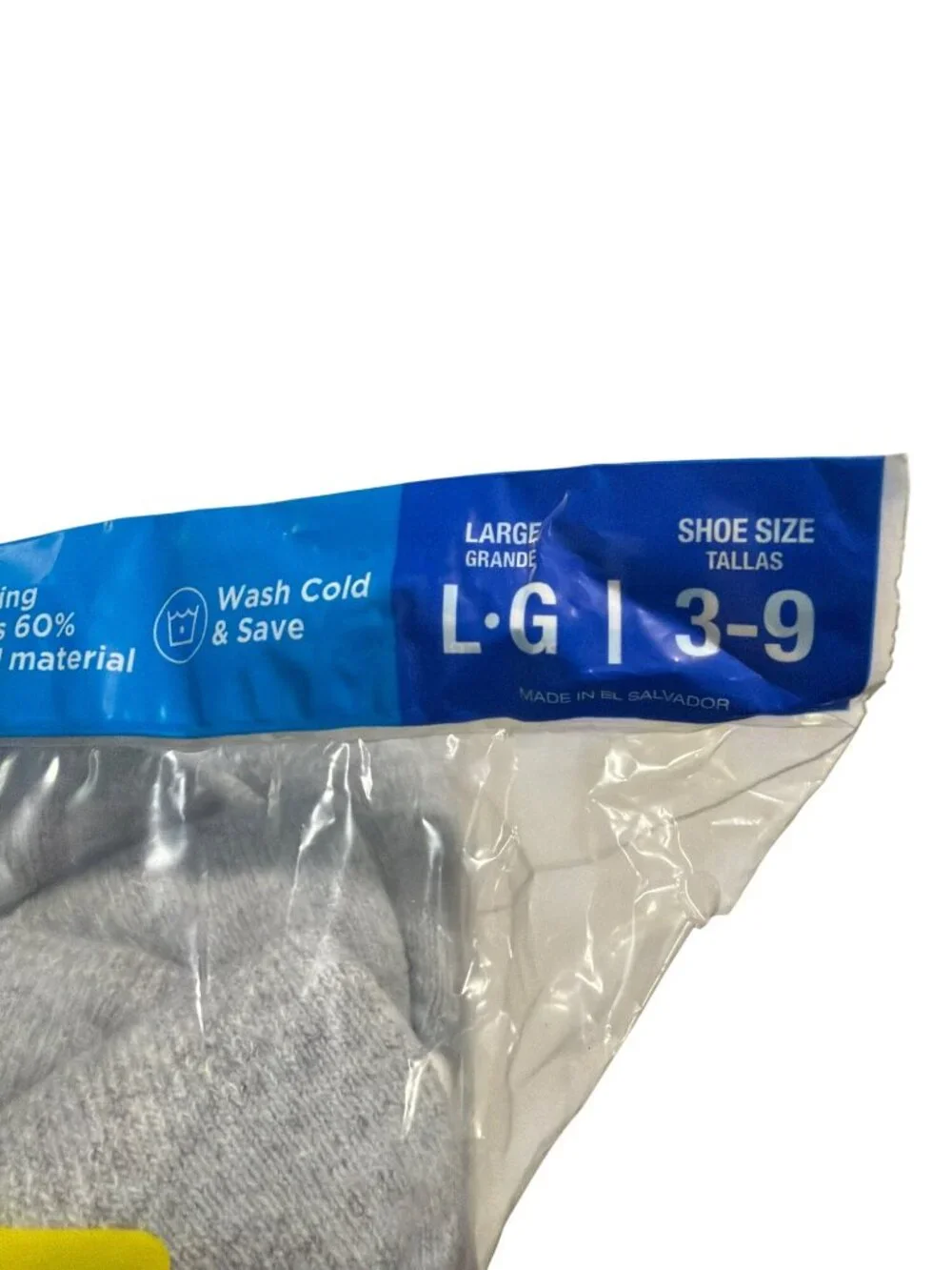 Hanes Boys Cushion Crew Socks 12-Pack Large Size 3-9 New